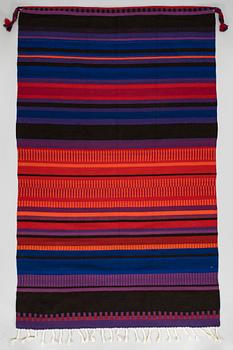 Elsa Montell-Saanio, rana / väggbonad,  "En natt i fjällen"  Finland. Ca 215 x 130 cm.