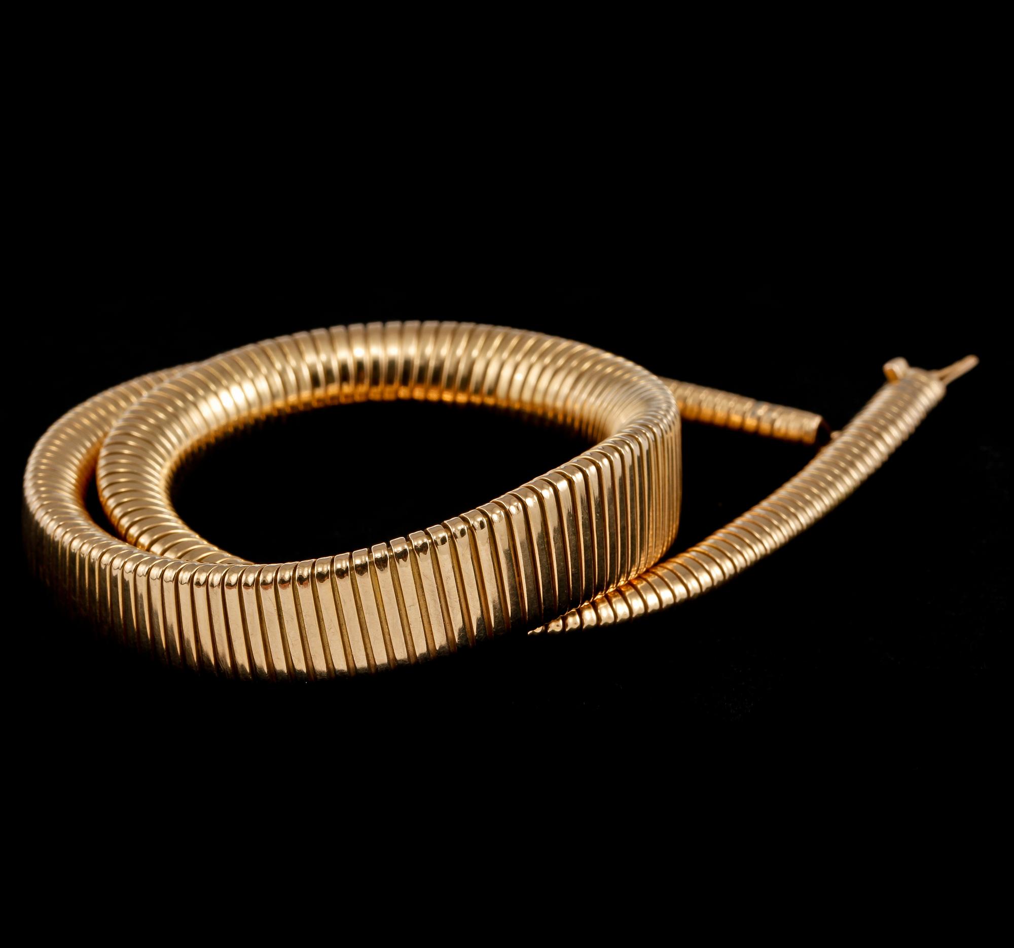 HALSLÄNK, 18k guld, utländska stämplar, 1900-talets andra hälft. Vikt 49 g.