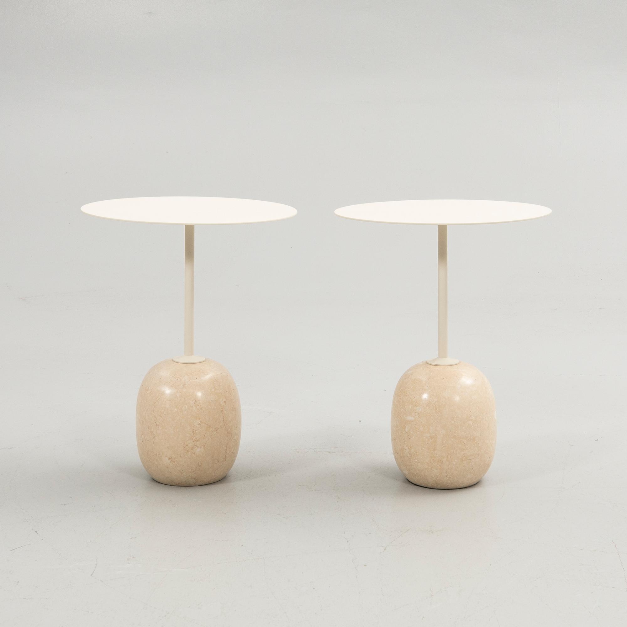 Luca Nichetto, sidobord, ett par, "Lato L98", &Tradition.