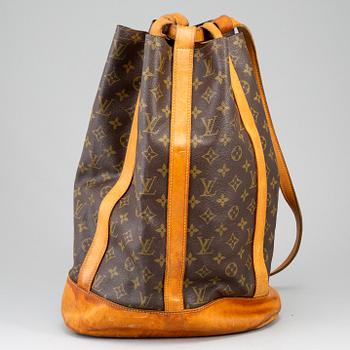 LOUIS VUITTON, a 'Randonne' monogram canvas handbag.