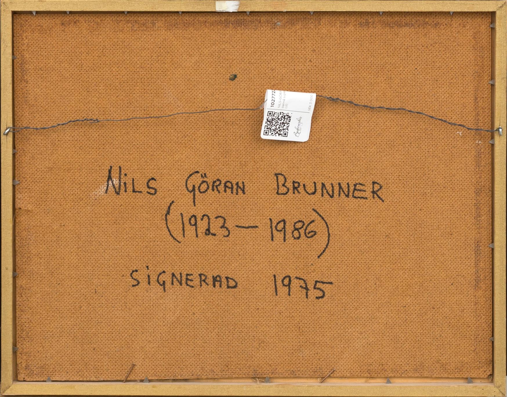 NILS-GÖRAN BRUNNER, oil on panel signed and dated 1975.