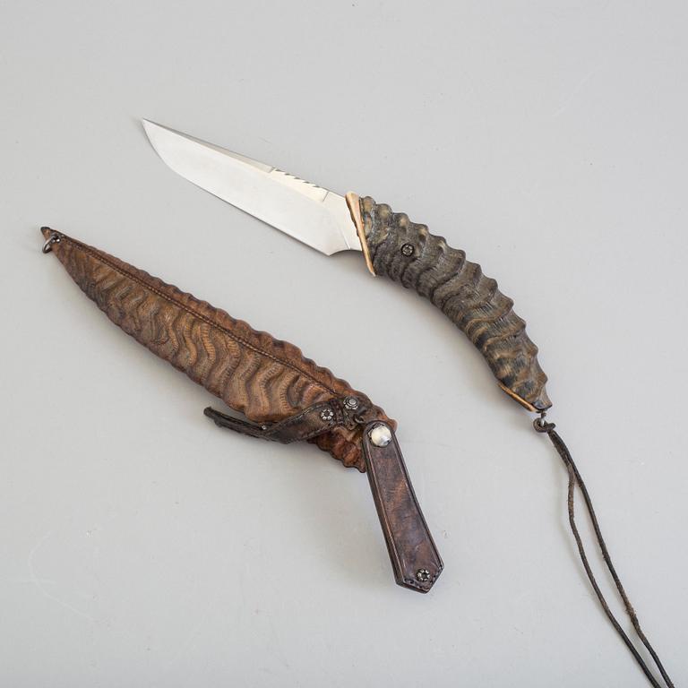 A contemporary knife by Andrzej Rybak.