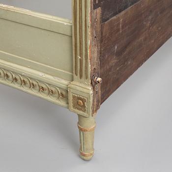 A late 18th century Gustavian bed.