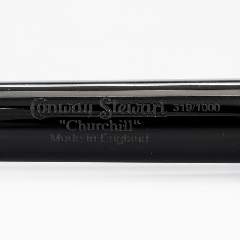 Conway Stewart, mustekynä, ”Churchill”, limited edition, 1990-luku.
