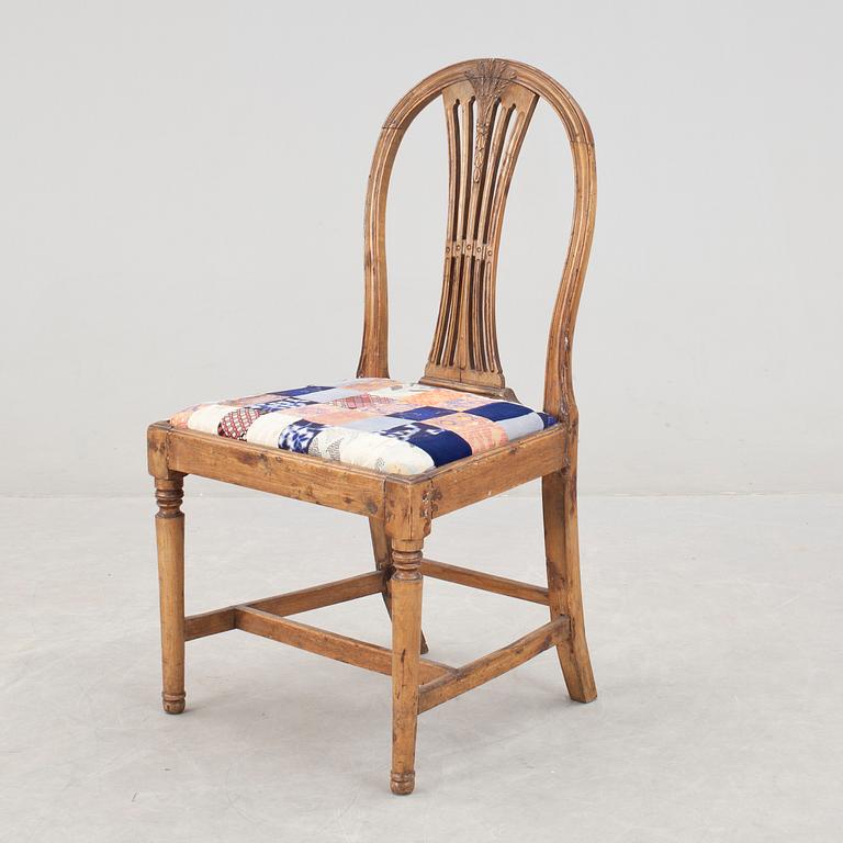 STOL, ax-modell, gustavianska provinsarbeten omkr 1800.