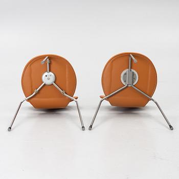 Arne Jacobsen, Chairs, 6, “Ant”, Fritz Hansen, 1950s/60s.