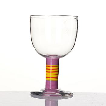 Gunnar Cyrén, "Popglas", Orrefors, signerat 1967.