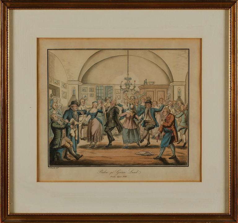 ELIS CHIEWITZ, efter, 12 st, etsningar.