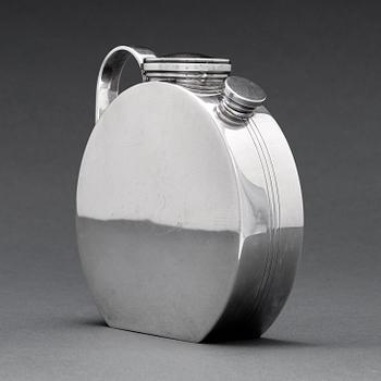 Sylvia Stave, an alpacca cocktail shaker, C.G Hallberg, Stockholm mid 1930's.