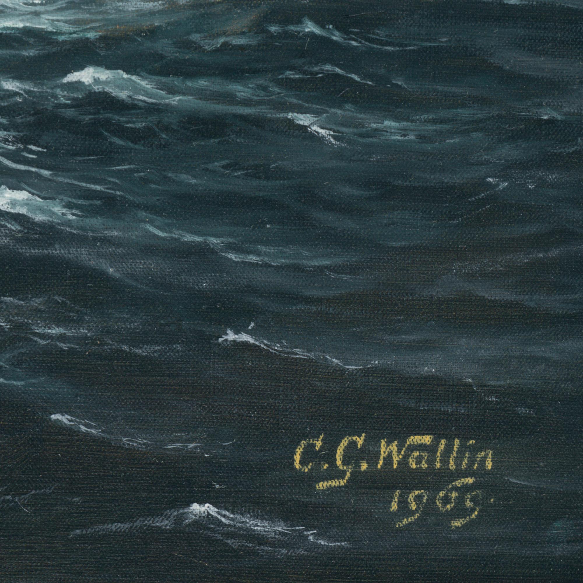 CARL GEORG WALLIN, Oil on canvas, signed and dated 1969.