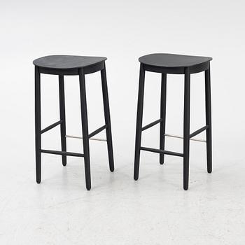 Note Design Studio, a pair of 'Figurine' stools, Fogia.