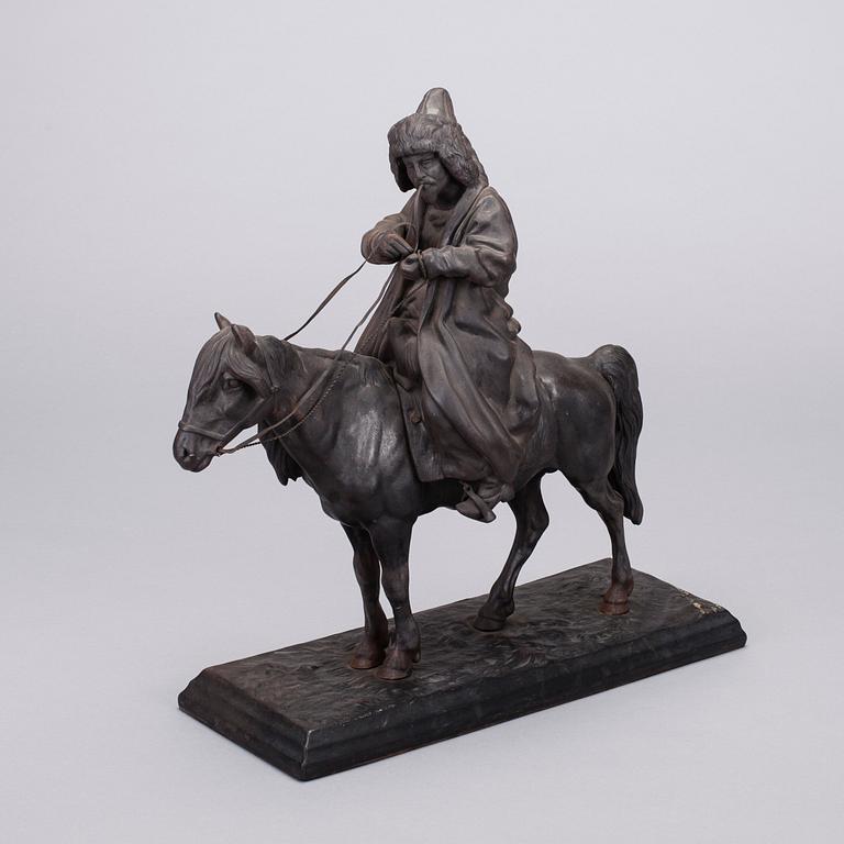 SKULPTUR, gjutjärn, efter Aubert, Artemy Lavrentevich, Kasli, 1904, Ryssland.