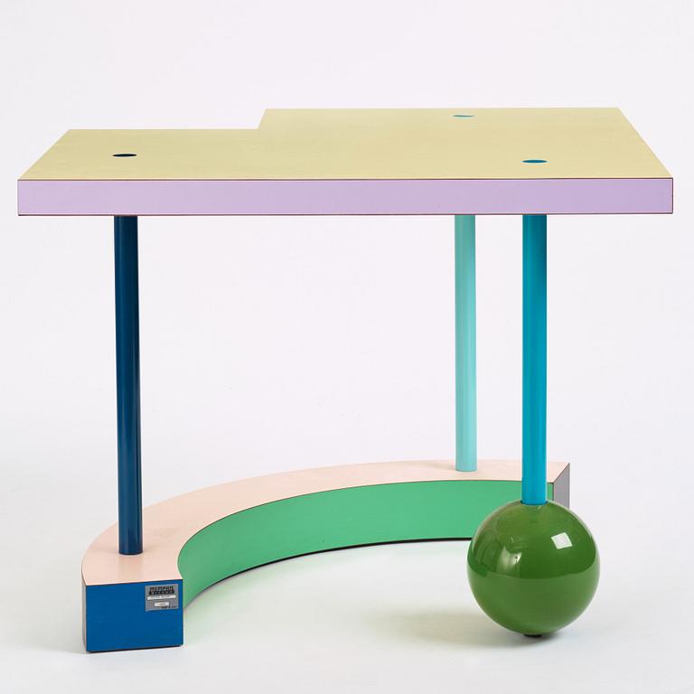 Peter Shire, a "Hollywood" occasional table, Memphis, Italy, post 1983.