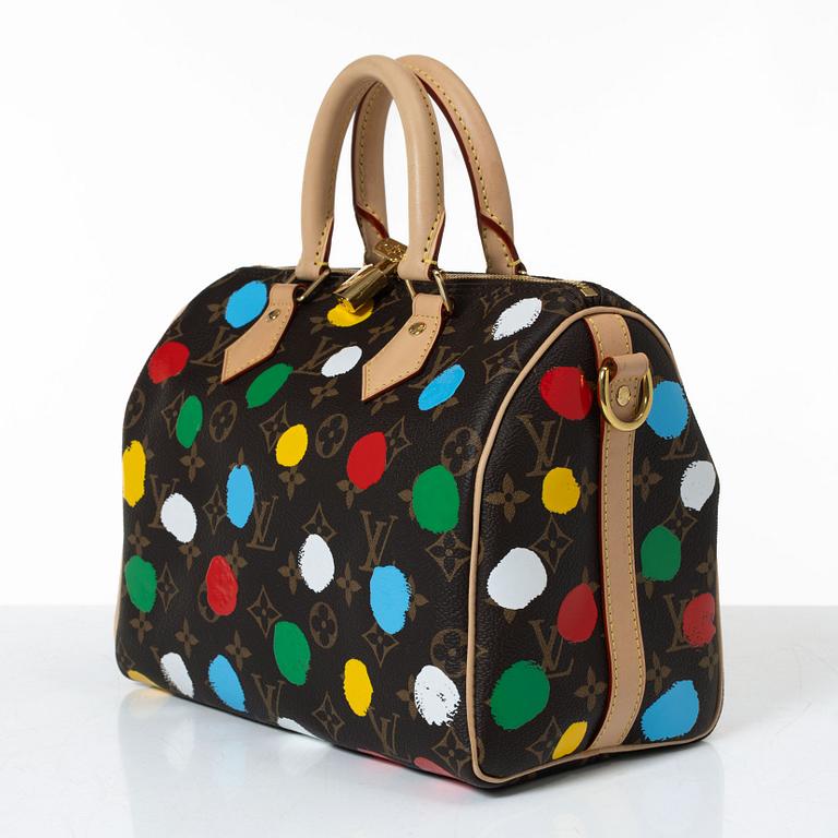 Louis Vuitton X Yayoi Kusama, Speedy 25, 2023.