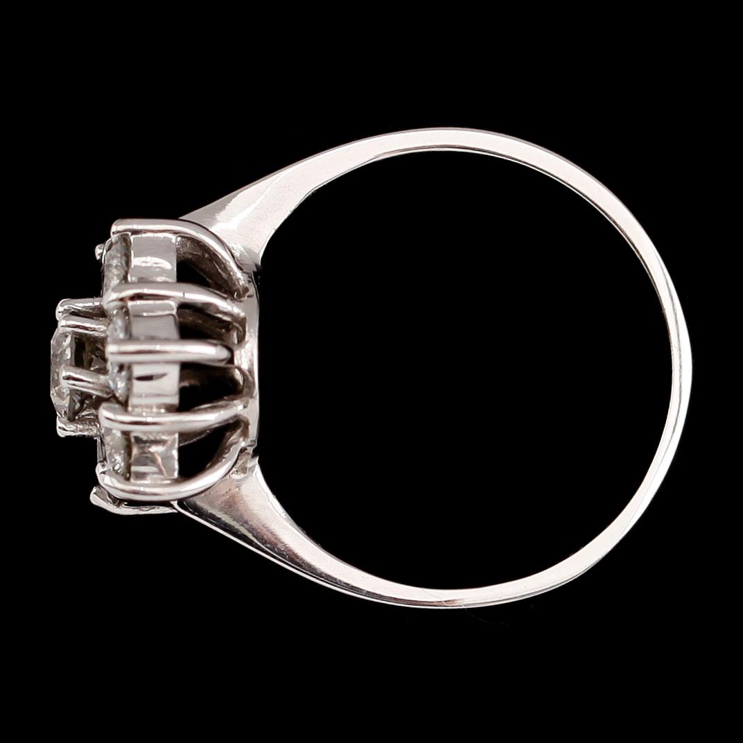 RING, 14 k guld, briljantslipade diamanter tot ca 1.32 ct.