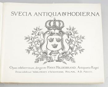 BOK, "Svecia Antiqua et Hodierna", Hans Hildebrand, Stockholm, 1900.