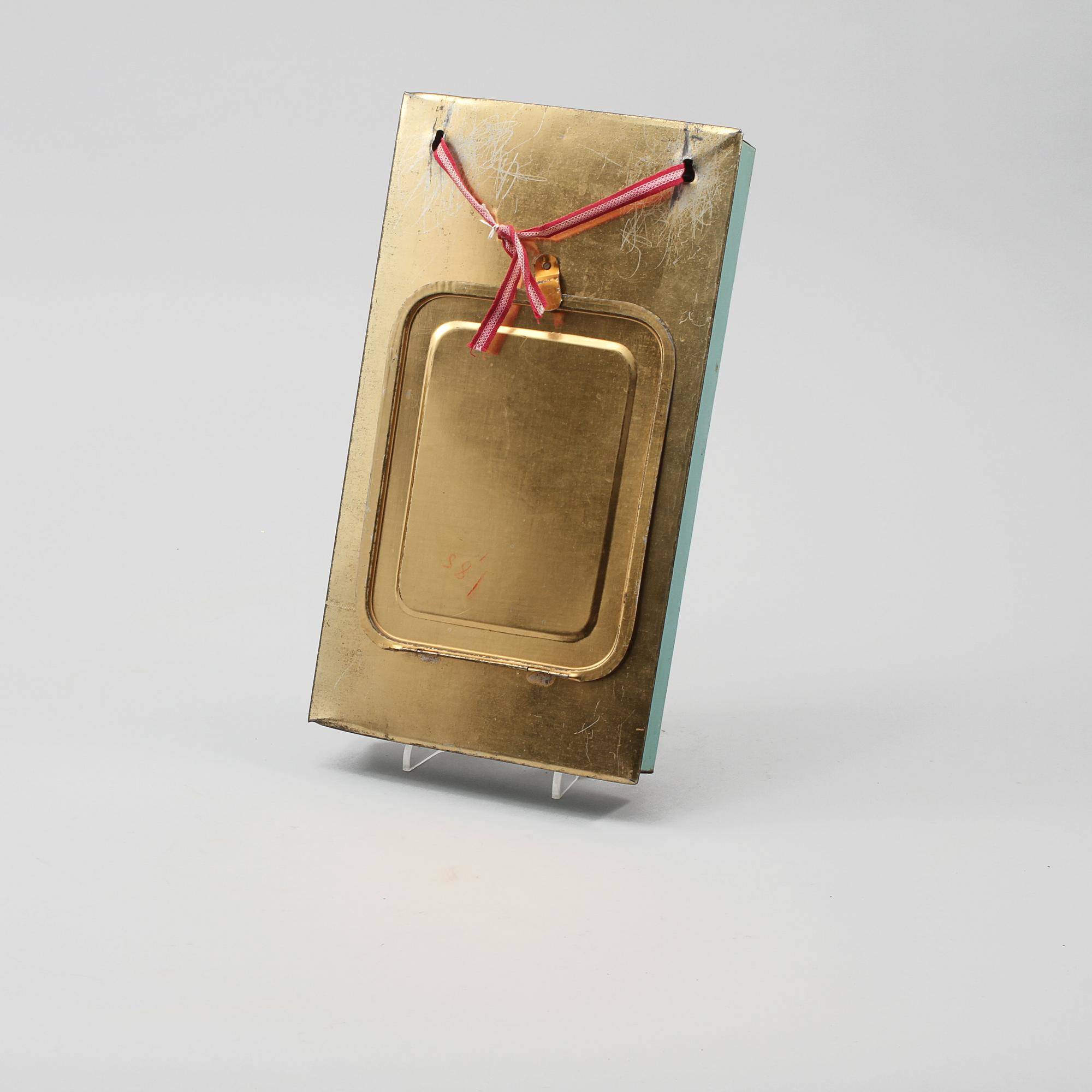 INKÖPSTAVLA TILL HUSHÅLLET, plåt, 1930/40-tal.