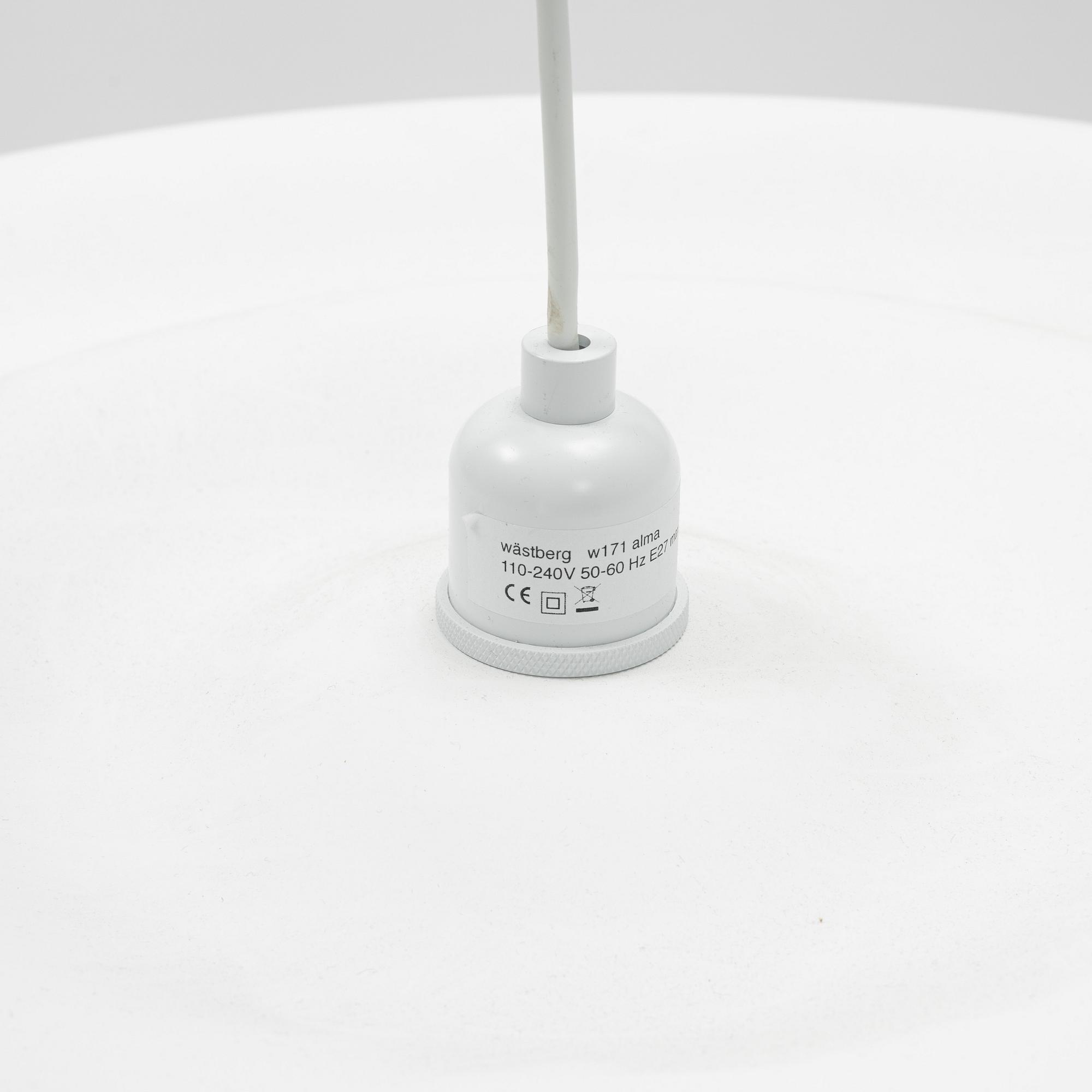 An 'Alma' pendant lamp by Tham & Videgård for Wästberg.