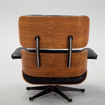 A 'Lounge chair' by Charles and Ray Eames for Herman Miller.