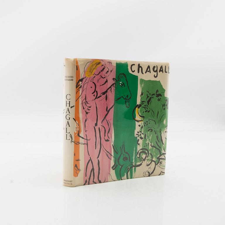 Marc Chagall, bok Jaques Lassaigne, Maeght Éditeur, Paris, 1957, med 15 litografier.