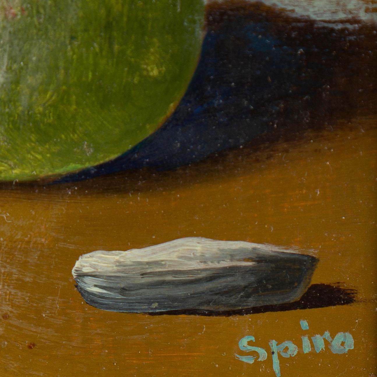 GEORGES SPIRO, olja på pannå, signerad.