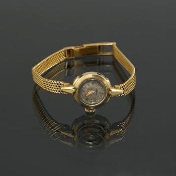 ARMBANDSUR, dam,  Alpina, 14 k guld samt 18 k guld, total vikt ca 20 g.