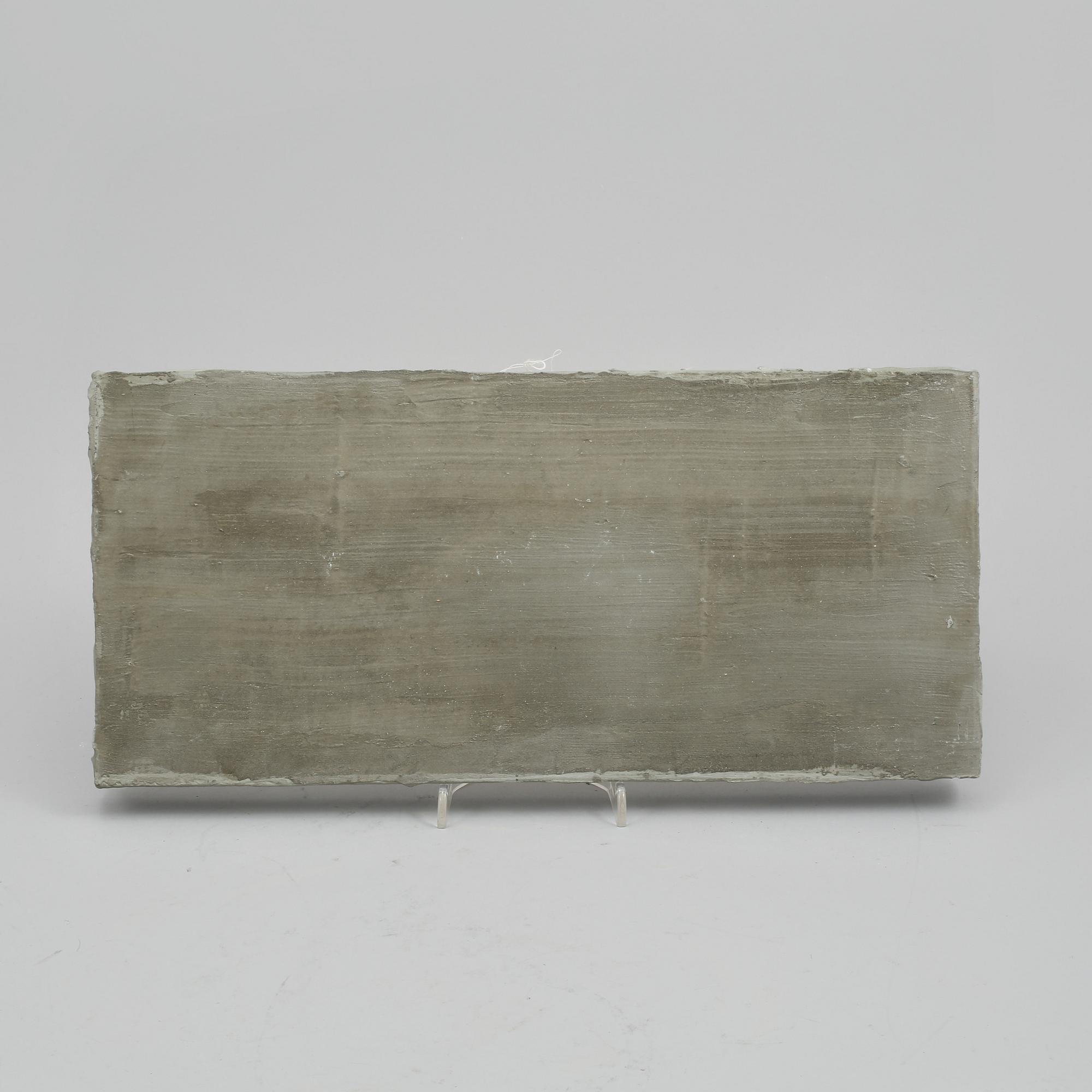 ENZO CACCIOLA, cement på textil,