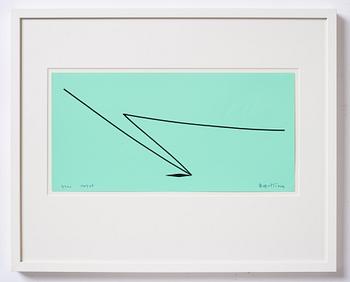 Olle Baertling, silkscreen in colours, 1967-68, signed 3/300.