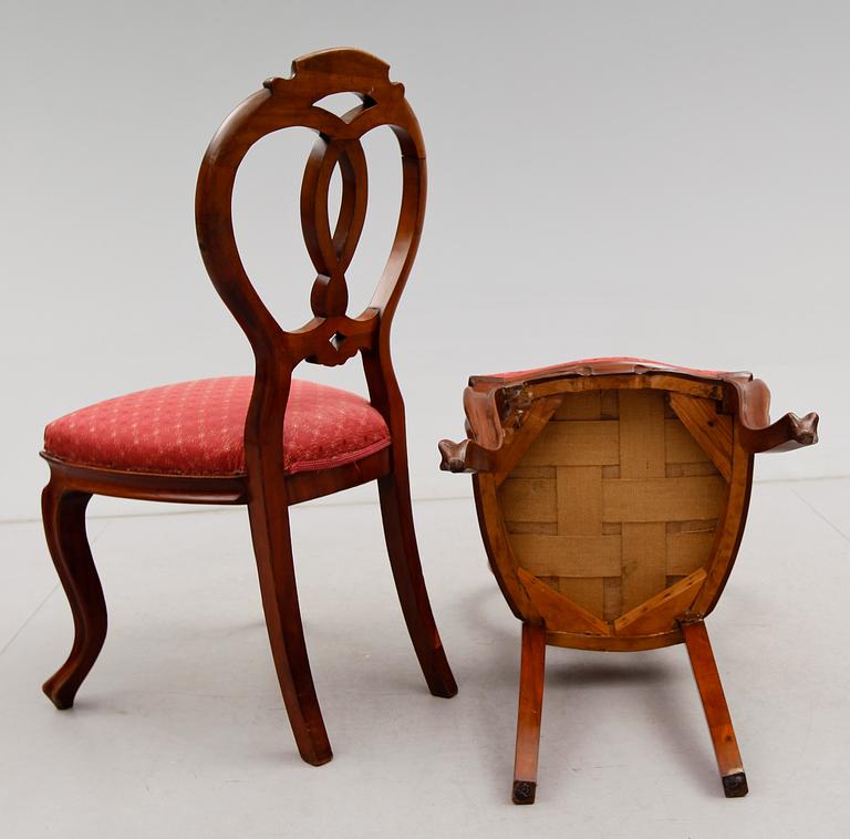 STOLAR, 6 st, 1800-talets andra hälft.