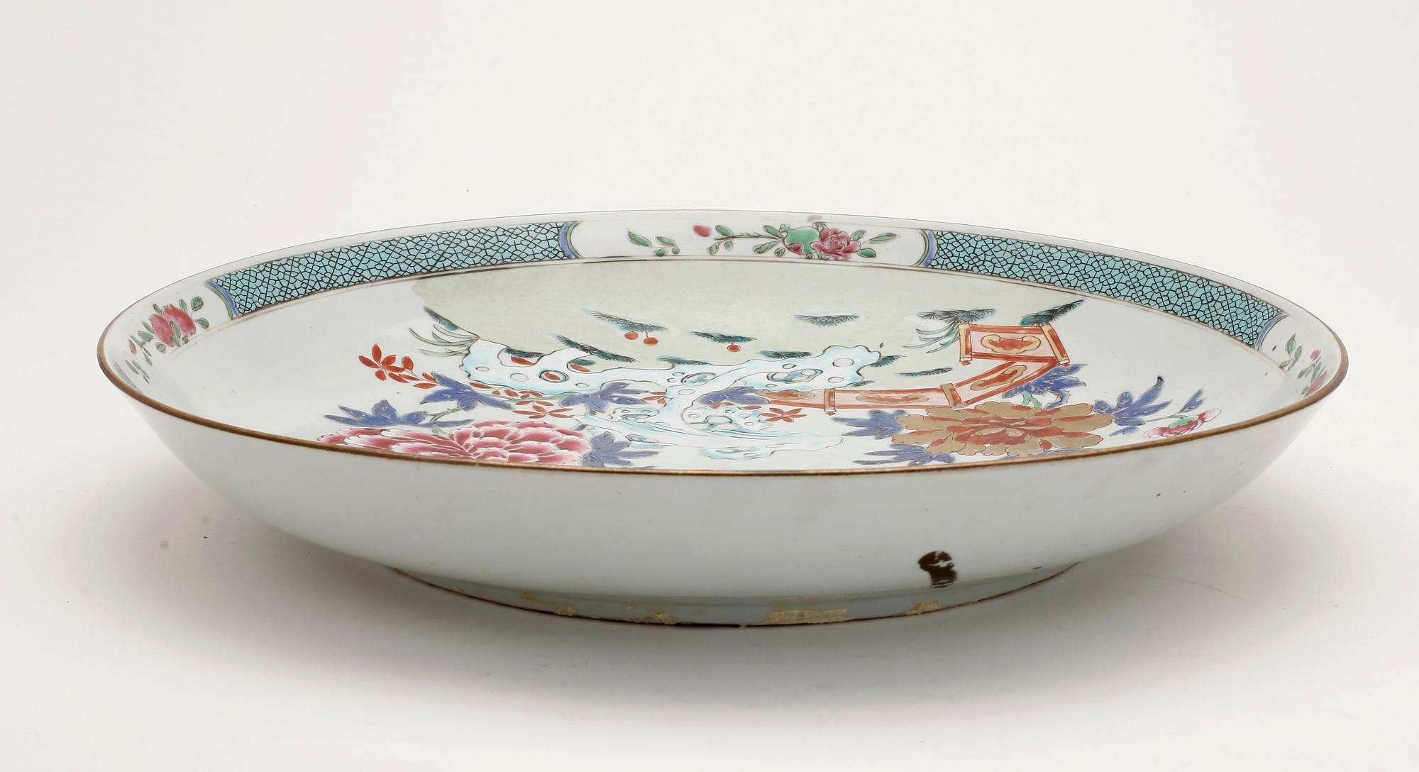 FAT, porslin, famille rose, Qianlong, Kina, 1700-tal.