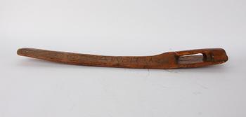 KLAPPTRÄ, dat 1771.