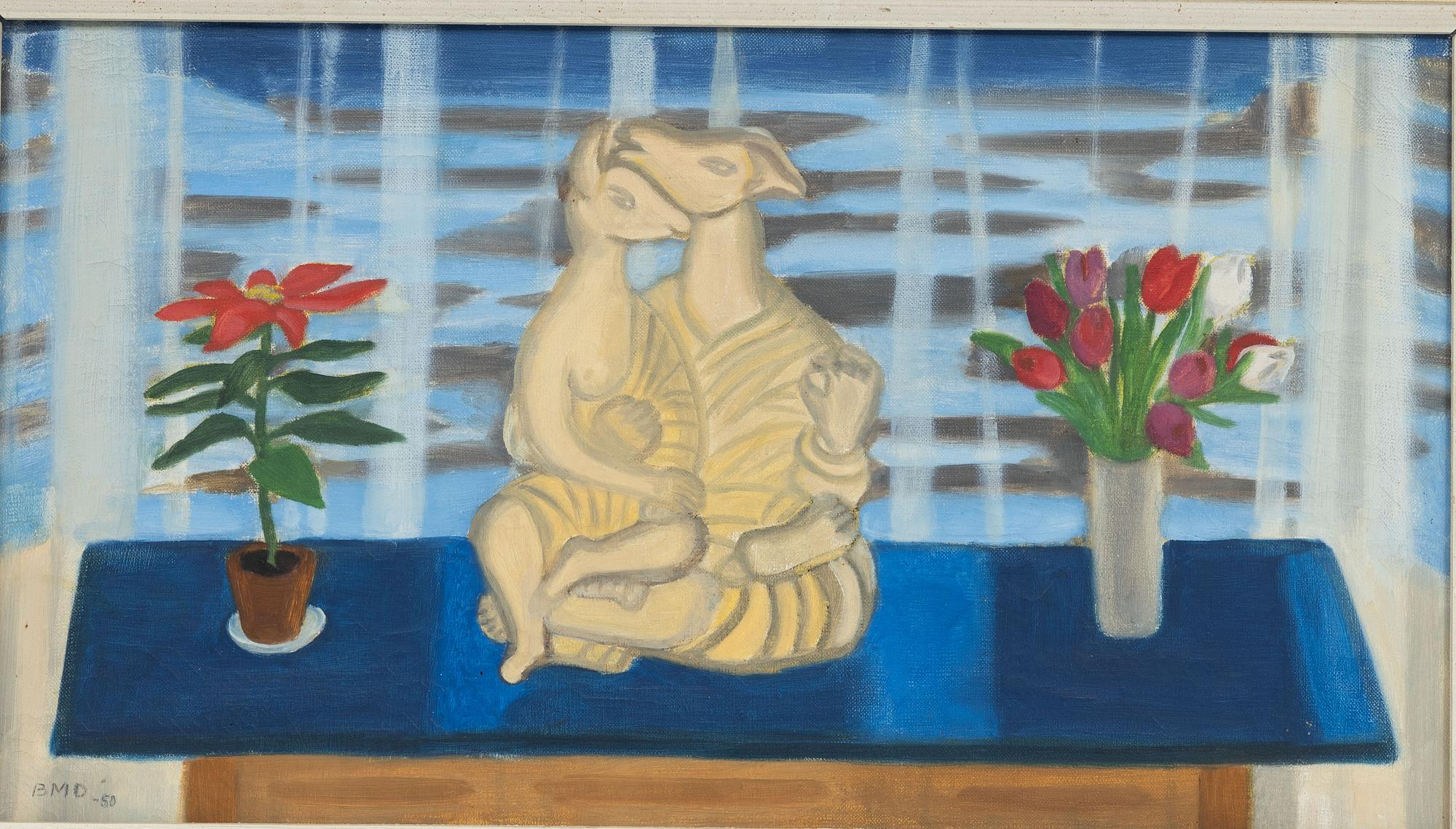 Barbro BMD Danielson, Still Life with Figurine.