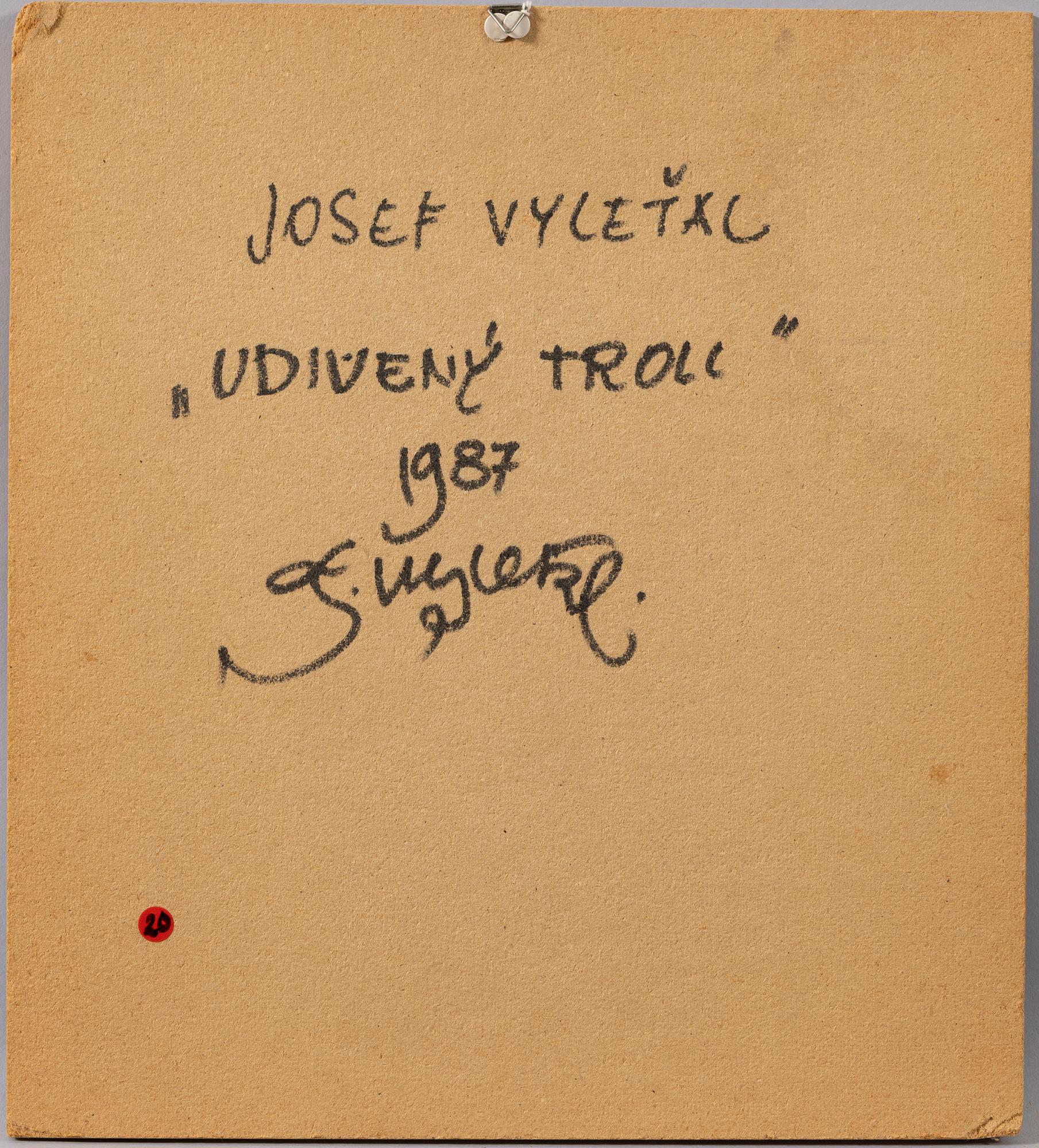 Josef Vylet'al, "Udiveny troll" (skadad).