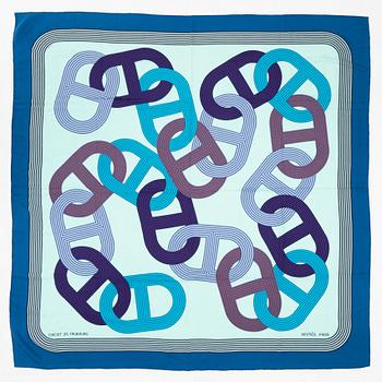 Hermès, sjal, "Circuit 24 Faubourg".