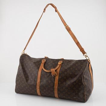 Louis Vuitton, a monogram 'Keepall 60 Bandoulière' Weekendbag, 1992.