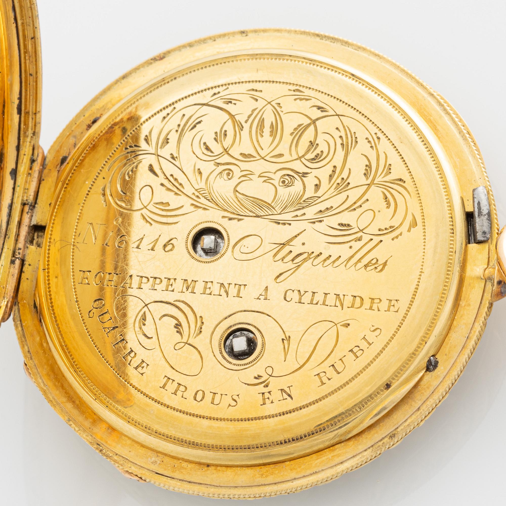 Ladies pocket watch, 38 mm.