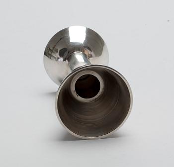 LJUSSTAKE, silver, Bengt Liljedahl, Stockholm, 1959. Ca 255 gram.