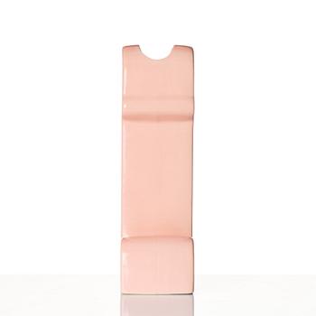 Ettore Sottsass, a 'Shiva' pink glazed ceramic vase, B.D Barcelona, post 1973.