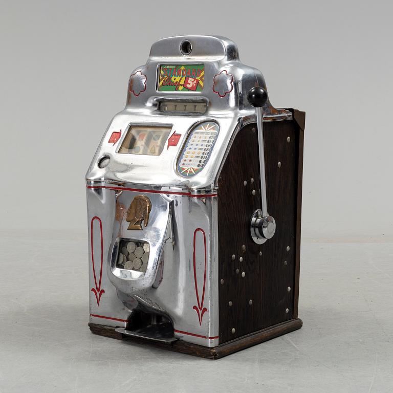 A Jennings Standard Chief Slot Machine, first half of the 20th century.