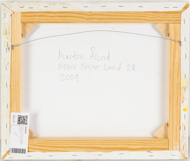 MARTIN ÅLUND,oil on cabvas, signed and dated 2009 verso.