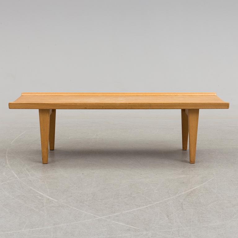 TABLE/BENCH, Børge Mogensen, 1950s, solid oak, produced by Fredericia A/S.