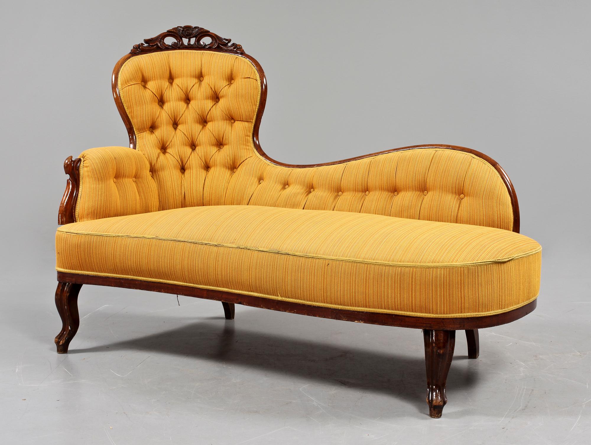 KANAPÉ, nyrokoko, omkring sekelskiftet 1900.