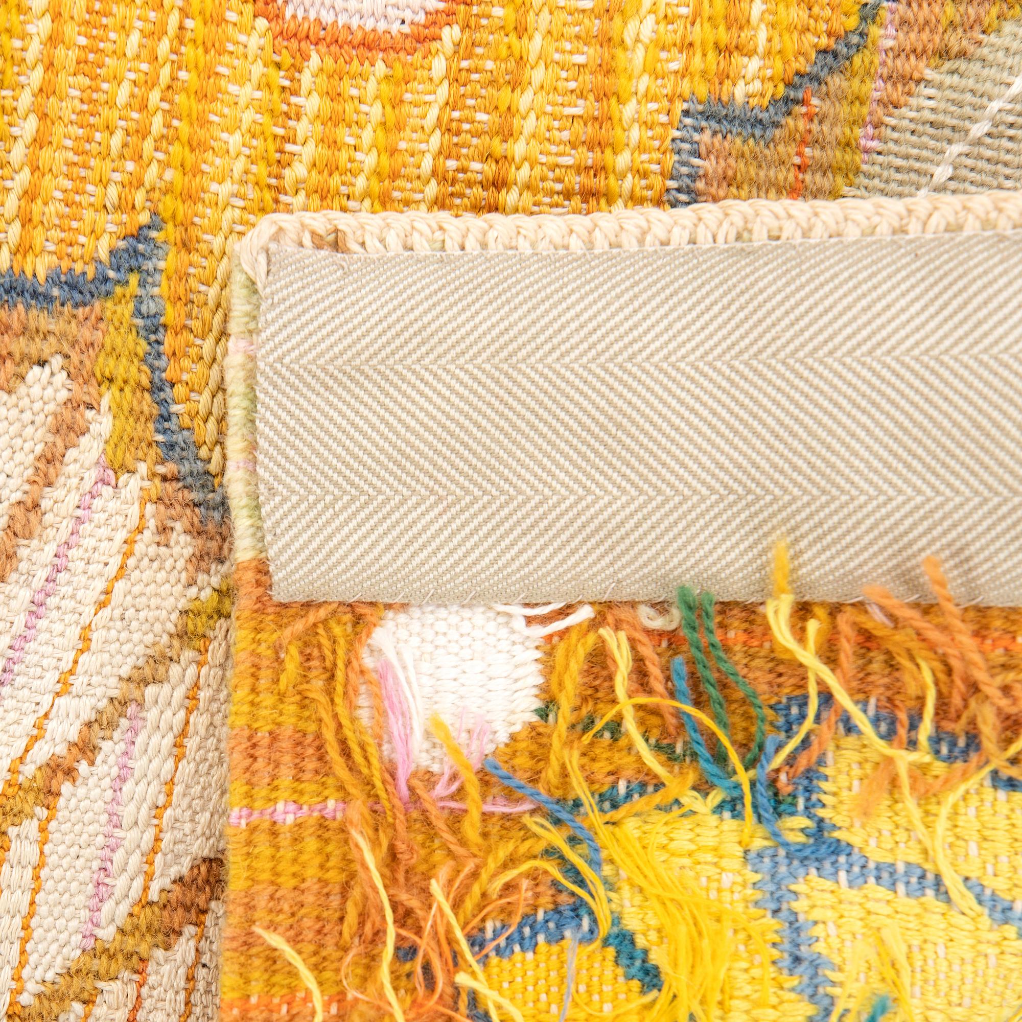 Ann-Mari Forsberg, tapestry, "Car Buyer", tapestry variant, signed approx. 31 x 60 cm, label marked.