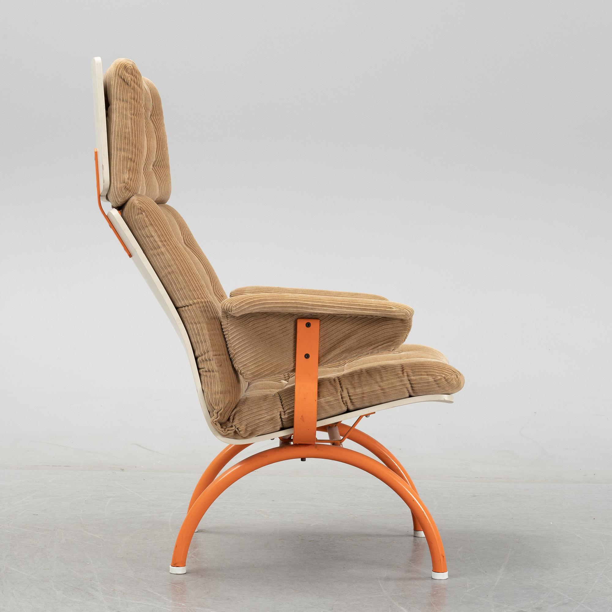 Sigurd Persson, an 'Expandra' easy chair, Åry Stålmöbler AB, circa 1970.