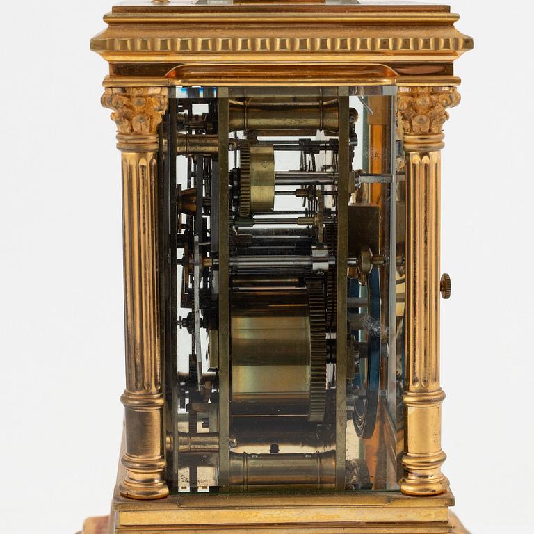 A French carriage clock, early 20th Century.