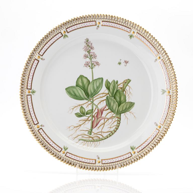 Fat, porslin, "Flora Danica", Royal Copenhagen, Danmark, 1900-tal.