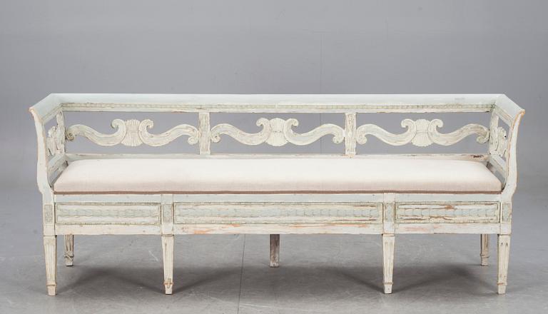 SOFFA, gustaviansk stil, 1800-tal.