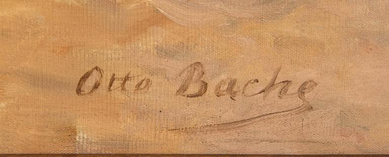 Otto Bache, Military on horseback.