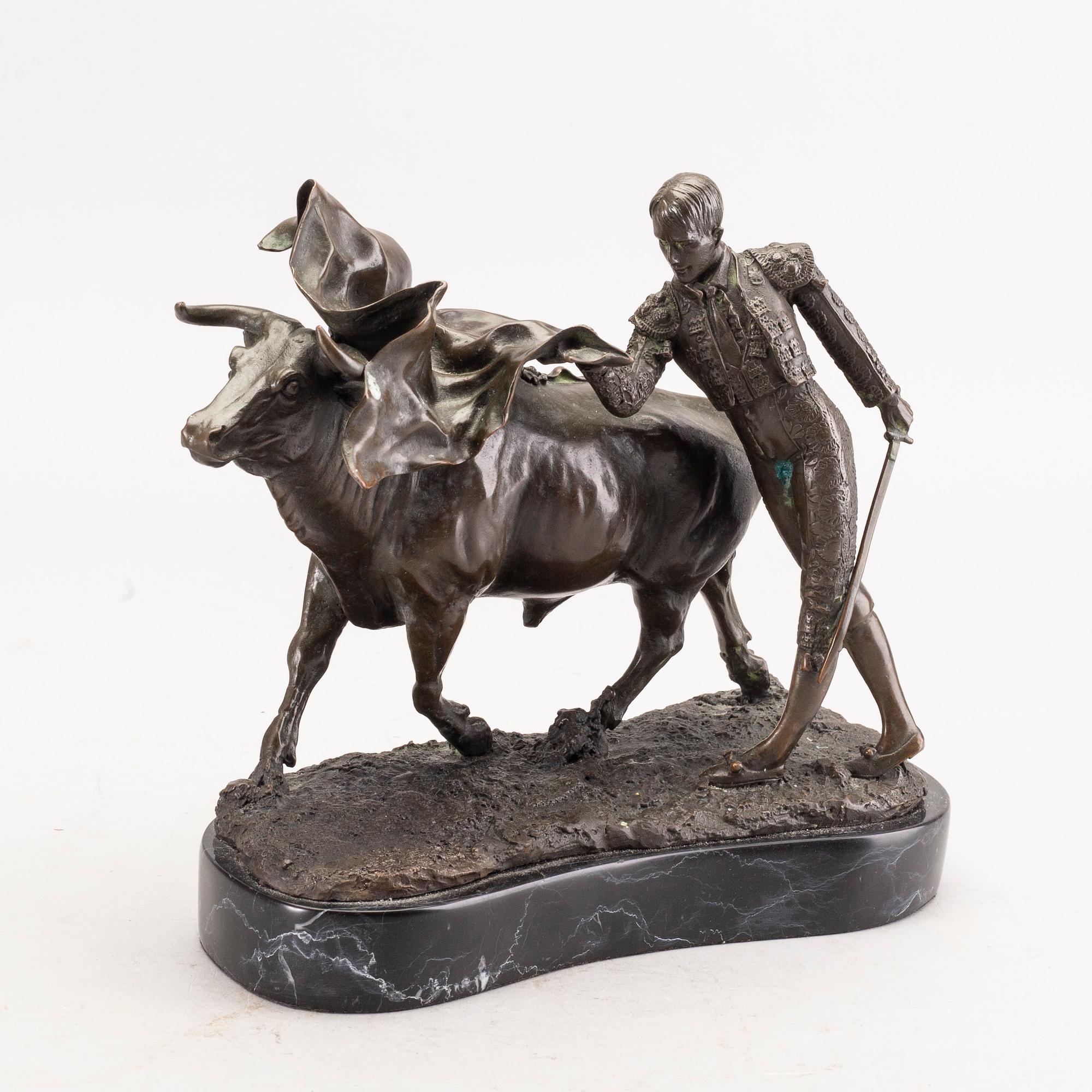 Okänd konstnär 1900-tal , skulptur brons.