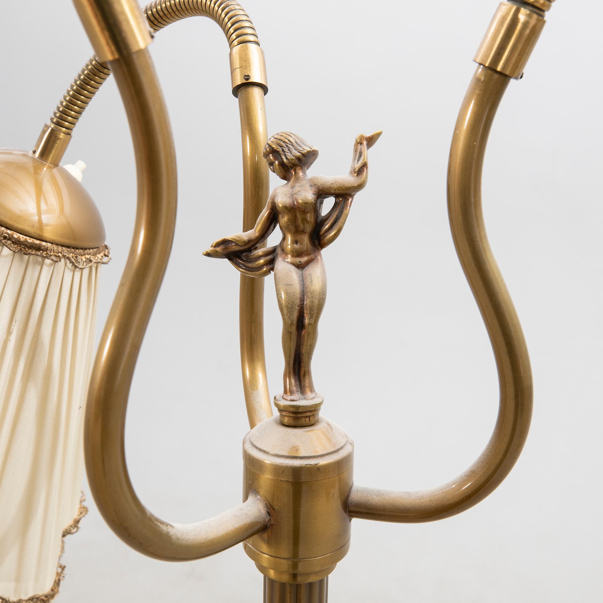 Floor lamp, Armaturbolaget, No. 48, Malmö, 1930s/40s.